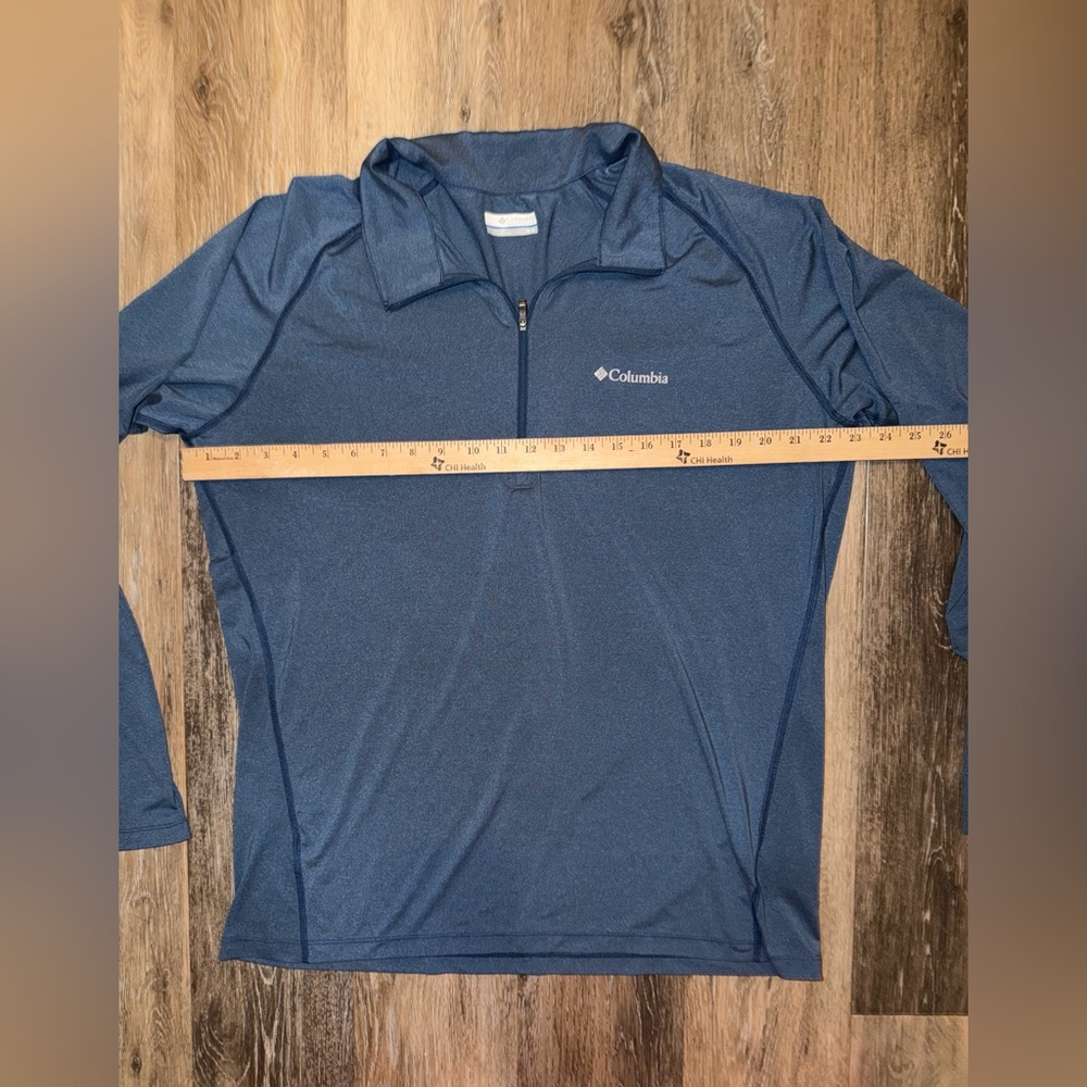 Columbia Navy Long-Sleeve Pullover - Picture 4 of 8